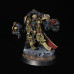 painted Black Templars Primaris Chaplain in terminator armor
