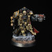 painted Black Templars Primaris Chaplain in terminator armor
