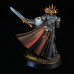 painted Black templars primaris captain with power sword