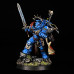 Ulthramarines Primaris captain in gravis armour