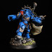Ulthramarines Primaris captain in gravis armour with power fist
