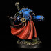 Ulthramarines Primaris captain in gravis armour with power fist
